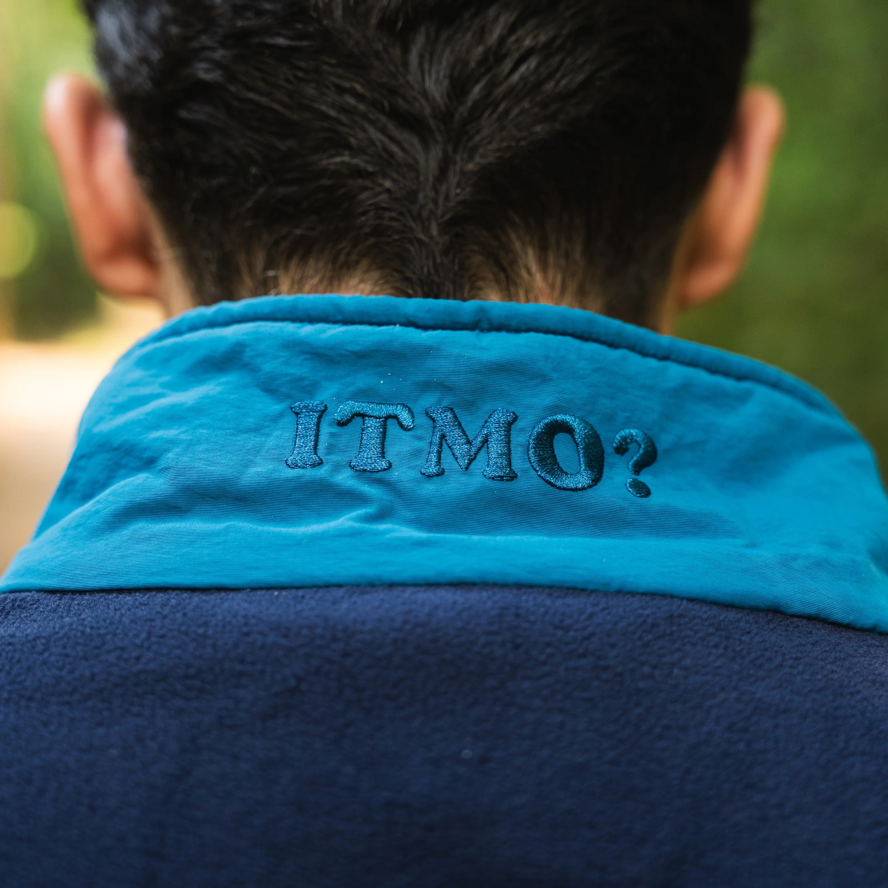 Turbo Recycled Fleece Pullover Jacket - Navy - Image 5